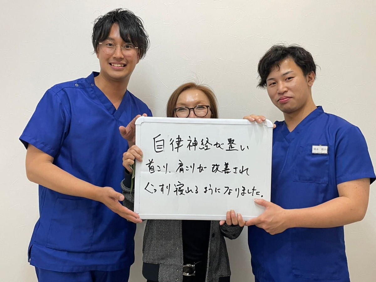 以前より症状は改善した感じです。先生に感謝です！